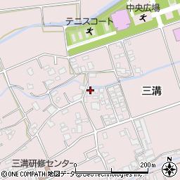 長野県松本市波田三溝146-2周辺の地図