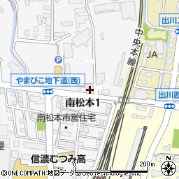 ＲＩＮＲＩＮ松本店周辺の地図