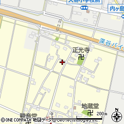 埼玉県深谷市起会208周辺の地図