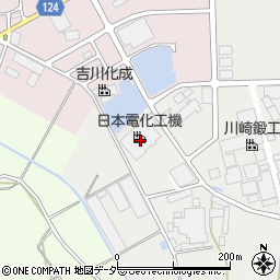 日本電化工機株式会社　第一工場周辺の地図
