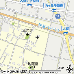 埼玉県深谷市起会191周辺の地図