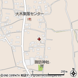 茨城県下妻市大木431周辺の地図