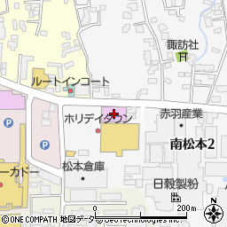 ホリデイスポーツクラブ　松本周辺の地図