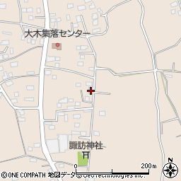 茨城県下妻市大木432周辺の地図