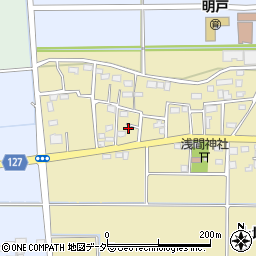 埼玉県深谷市上増田947周辺の地図
