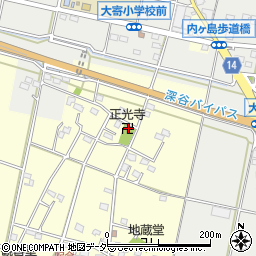 埼玉県深谷市起会188周辺の地図
