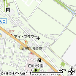 埼玉県深谷市岡109周辺の地図