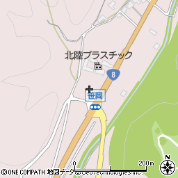 福井県あわら市笹岡17周辺の地図