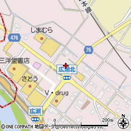 ファミリーマート国府広瀬店周辺の地図