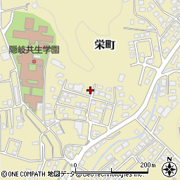 島根県隠岐郡隠岐の島町栄町1118周辺の地図