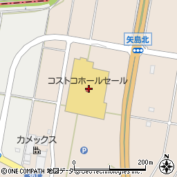 コストコホールセール明和倉庫店周辺の地図