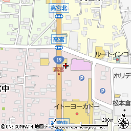 エー・トゥー・ゼット外国語学校　松本校周辺の地図