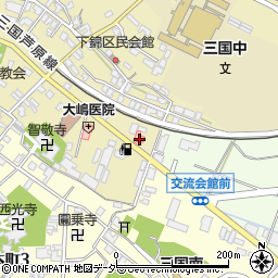 向坂内科医院周辺の地図