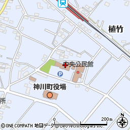 神川町役場　神川保健センター周辺の地図