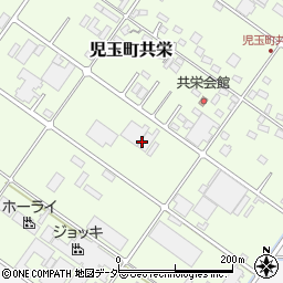 埼玉県本庄市児玉町共栄周辺の地図