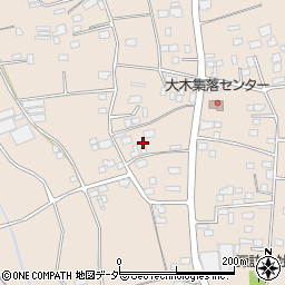 茨城県下妻市大木711周辺の地図