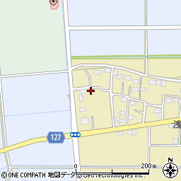 埼玉県深谷市上増田964周辺の地図