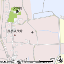 茨城県下妻市尻手周辺の地図