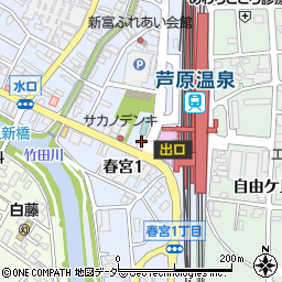 ニッポンレンタカー芦原温泉駅前営業所周辺の地図