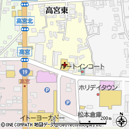 オートバックス松本店周辺の地図