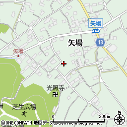 群馬県藤岡市矢場788周辺の地図