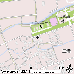 長野県松本市波田北村周辺の地図