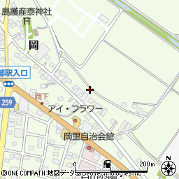 埼玉県深谷市岡96周辺の地図