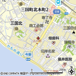 福井県坂井市三国町北本町周辺の地図