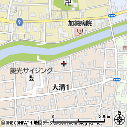 〒919-0628 福井県あわら市大溝の地図