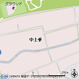 長野県松本市波田中上手周辺の地図