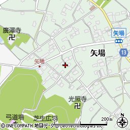 群馬県藤岡市矢場743周辺の地図