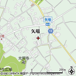 群馬県藤岡市矢場795周辺の地図