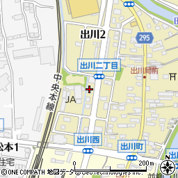 エイブルネットワーク　松本更新センター周辺の地図