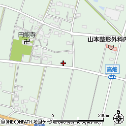 埼玉県深谷市高畑489-2周辺の地図