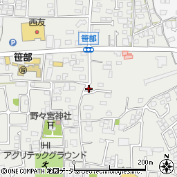 笹部第一公民館周辺の地図