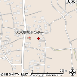 茨城県下妻市大木629周辺の地図