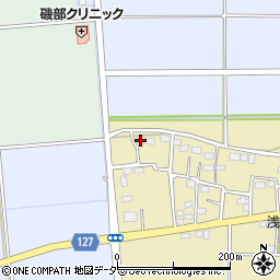 埼玉県深谷市上増田961周辺の地図