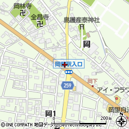埼玉県深谷市岡2780周辺の地図