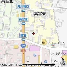 長野県松本市高宮東6周辺の地図