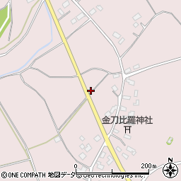 茨城県鉾田市紅葉634-1周辺の地図