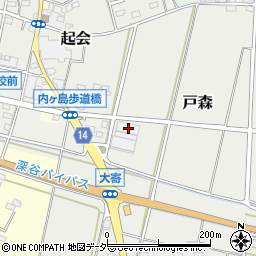 埼玉県深谷市戸森564周辺の地図