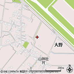 埼玉県熊谷市大野周辺の地図