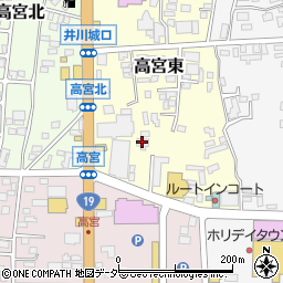 タマホーム松本支店周辺の地図