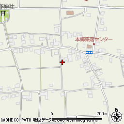 長野県松本市新村南新東周辺の地図