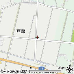 埼玉県深谷市戸森653周辺の地図