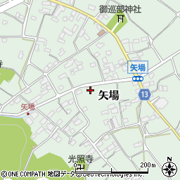 群馬県藤岡市矢場659周辺の地図