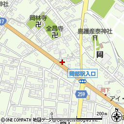 埼玉県深谷市岡2785周辺の地図