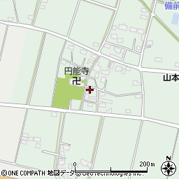 埼玉県深谷市高畑386-1周辺の地図