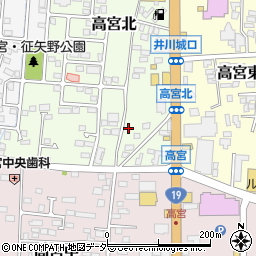 スペースプラス松本高宮周辺の地図