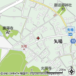 群馬県藤岡市矢場668周辺の地図